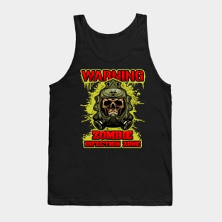 Zombie Infection Zone Tank Top